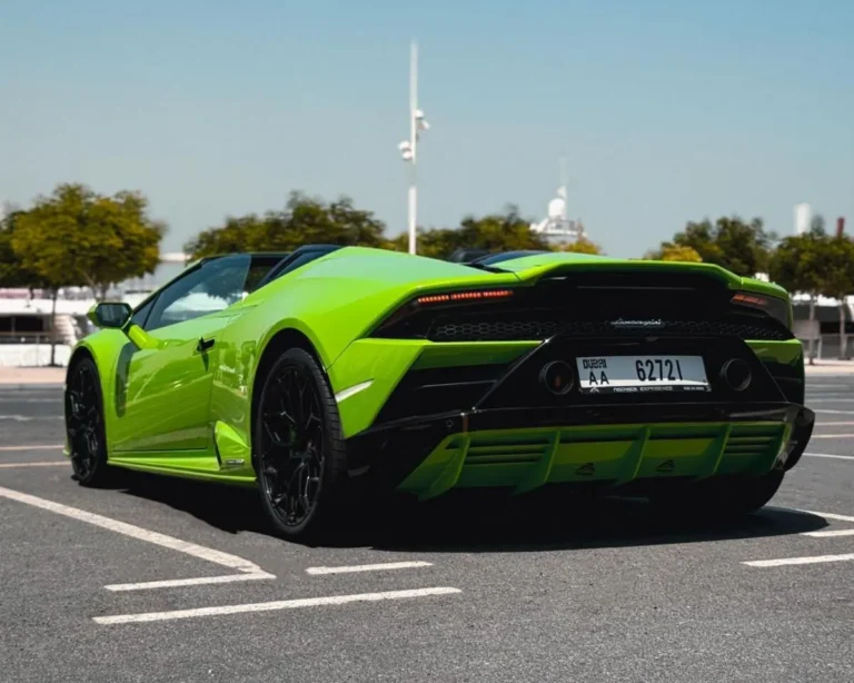 rent lamborghini huracan in dubai